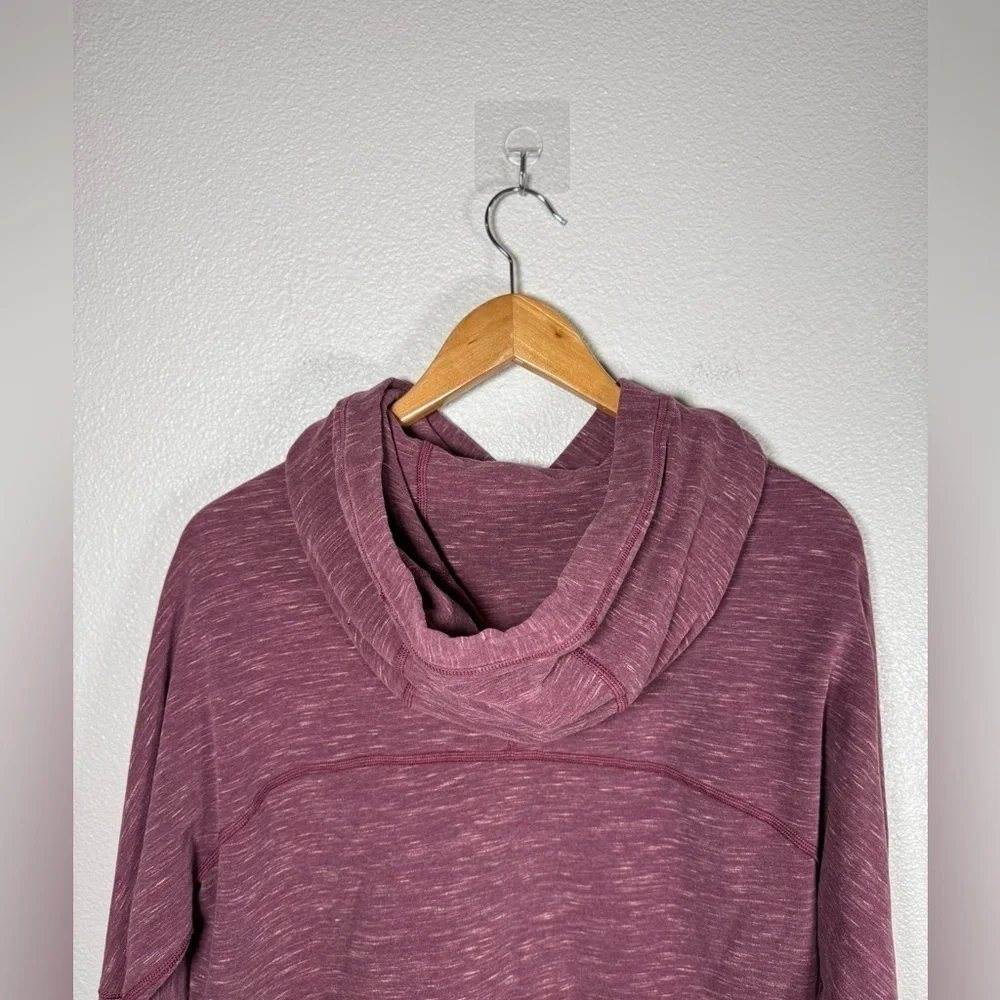Lululemon Om & Roam Pullover Double Zipper Hoodie In Heathered Berry Size 4 A23